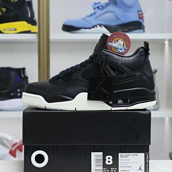 4 Jordan Air black Jordan ponyhair retro 0125